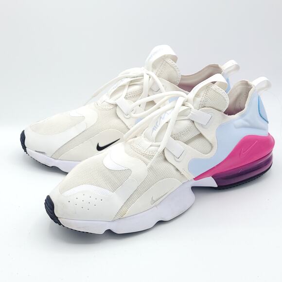 Nike Air Max Infinity White Fire Pink  Running womens size 12 - Picture 4 of 9